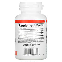 Natural Factors, Vegan Hyabest, Acide Hyaluronique, 120 mg, 60 capsules végétariennes