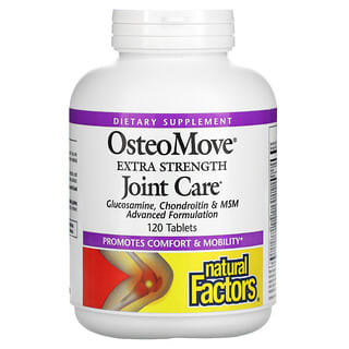 Natural Factors, OsteoMove, догляд за суглобами посиленої дії, 120 таблеток
