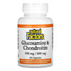 Glucosamine & Chondroitin,  500 mg/400 mg, 60 Capsules