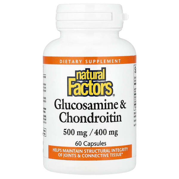 Natural Factors, Glucosamine & Chondroitin, 60 Capsules — product photo 1
