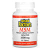 Natural Factors, MSM, 1.000 mg, 90 Tabletten