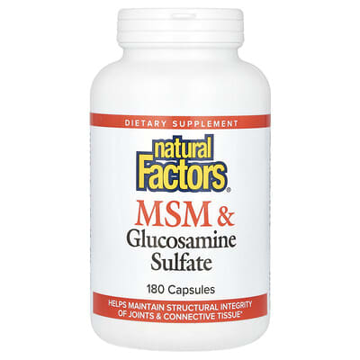 Natural Factors, MSM and Chitosamine Sulfate, 180 Capsules