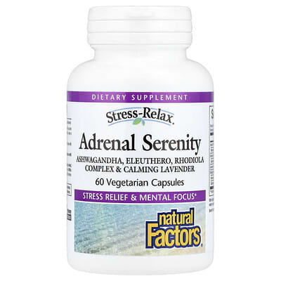 Natural Factors, Stress-Relax®, Adrenal Serenity, 60 vegetarian capsules