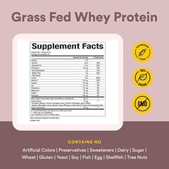 Whey Factors®（ホエイファクターズ）、グラスフェッド ホエイ