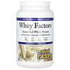 Whey Factors, Proteína de suero de leche proveniente de animales alimentados con pasturas, Sabor natural a vainilla francesa, 907 g (2 lb)