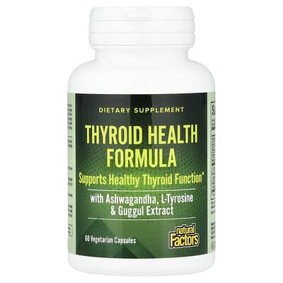 Natural Factors, Thyroid Health Formula, 60 Vegetarian Capsules