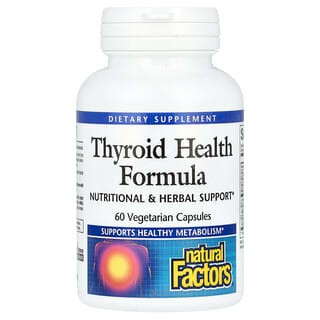 Natural Factors, Thyroid Health Formula, 60 Vegetarian Capsules