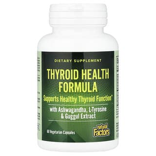 Natural Factors, Thyroid Health Formula, 60 Vegetarian Capsules