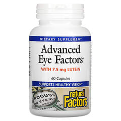 Natural Factors‏, Advanced Eye Factors, תוסף לבריאות העיניים, ‏60 כמוסות