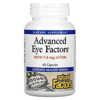 Natural Factors, عوامل متقدمة للعيون، 60 كبسولة