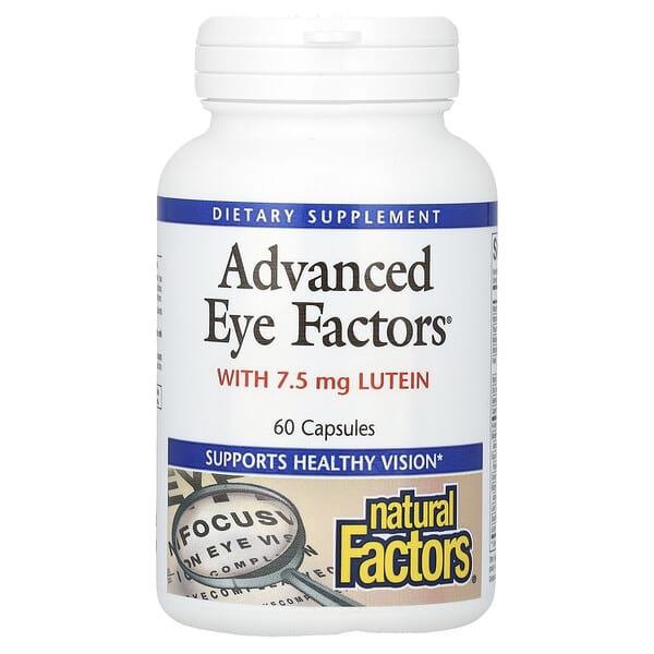 Natural Factors, 어드밴스드 Eye Factors, 캡슐 60정