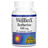 Natural Factors, WellBetX, берберин, 500 мг, 60 вегетарианских капсул
