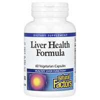 Natural Factors, Liver Health Formula, 60 растительных капсул