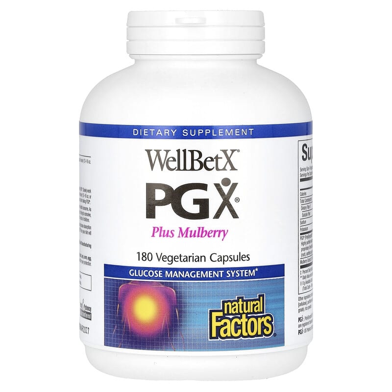 WellBetX PGX, Plus Mulberry, 180 Vegetarian Capsules