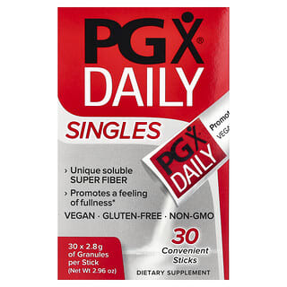 Natural Factors, PGX® zilnic, simplu, 30 de bețișoare practice, (2,8 g) fiecare