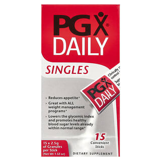 Natural Factors, PGX Daily, Singles, 15 Sticks, 2,5 g pro Stick