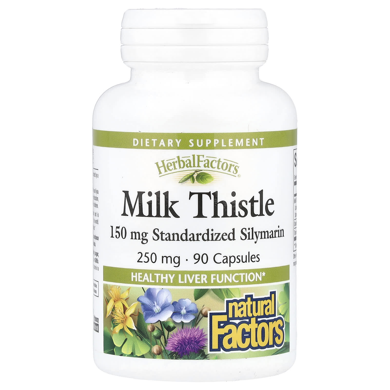 Milk Thistle, 250 mg, 90 Capsules Milk Thistle, 250 mg, 90 Capsules