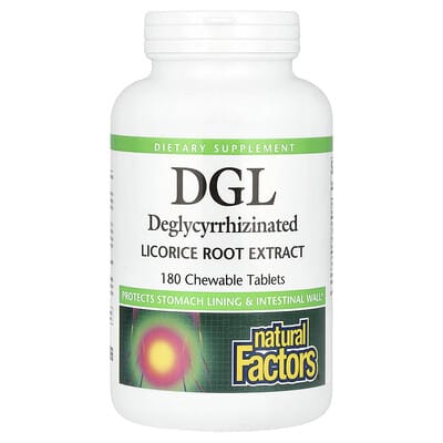Norland Natural Factors, DGL, Deglycyrrhizinated Licorice Root Extract, 180 Chewable Tablets supplement Uganda UGX 81554