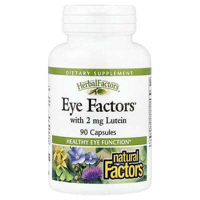 Natural Factors, Eye Factors&reg; with Lutein, 90 Capsules
