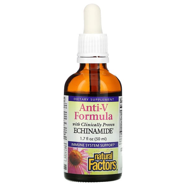 Natural Factors, Anti-V Formula, with Clinically Proven Echinamide, 1.7 fl oz ( 50 ml)