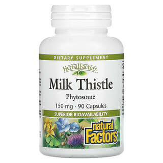 Natural Factors, Milk Thistle, 150 mg, 90 Capsules