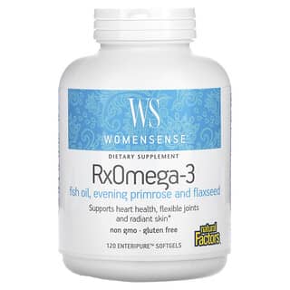 Natural Factors, WomenSense, RxOmega-3, 120 capsules à enveloppe molle Enteripure