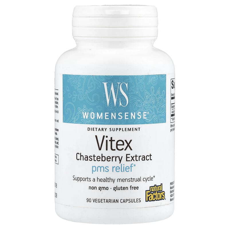 WomenSense®, Extrato de Agnocasto Vitex, 80 mg, 90 Cápsulas
