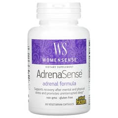 Natural Factors, WomenSense, AdrenaSense, Fórmula suprarrenal, 60 cápsulas vegetales