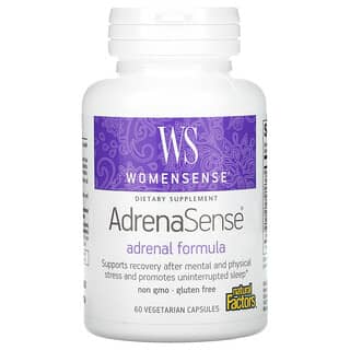 Natural Factors, WomenSense（ウィメンセンス）、AdrenaSense（アドレナセンス）、Adrenal glandsフォーミュラ、ベジカプセル60粒