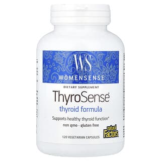 Natural Factors, WomenSense®, ThyroSense®, Fórmula para la tiroides, 120 cápsulas vegetales