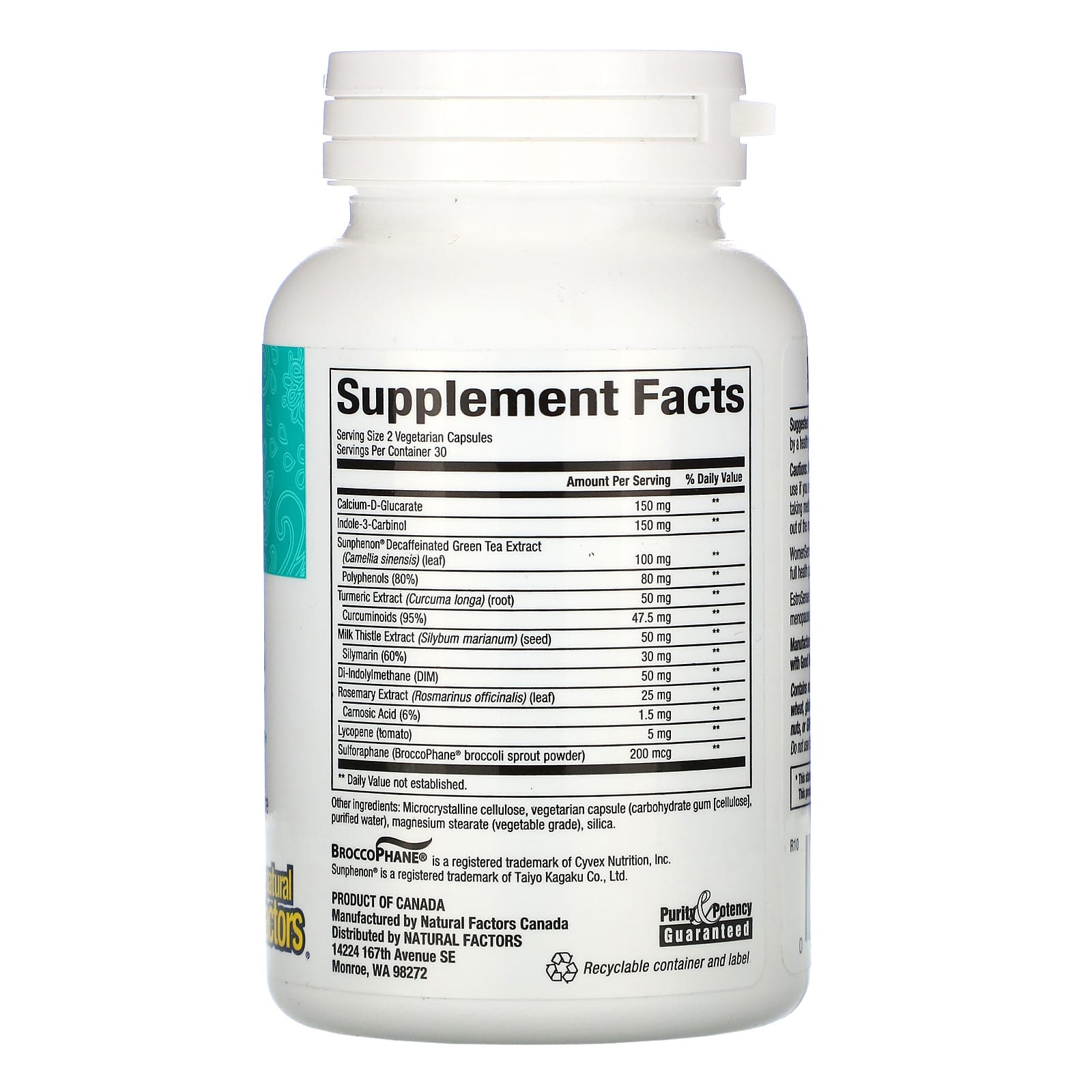 Natural Factors, WomenSense, EstroSense, Hormone Balancing, 60 ...