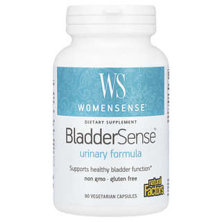 Natural Factors, Womensense, BladderSense, 90 вегетарианских капсул