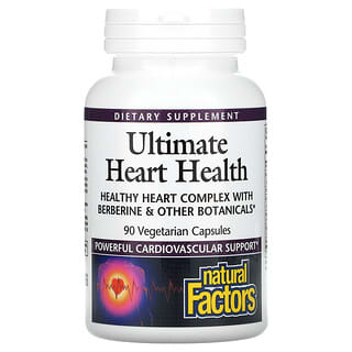 Natural Factors, Ultimate Heart Health ، 90 كبسولة نباتية