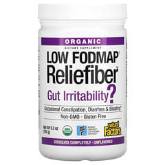 Natural Factors, Organic Low Fodmap Reliefiber, Unflavored, 5.3 oz (150 g)