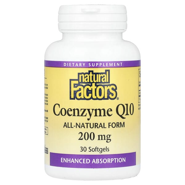 Coenzyme Q10, 200 mg, 30 Softgels