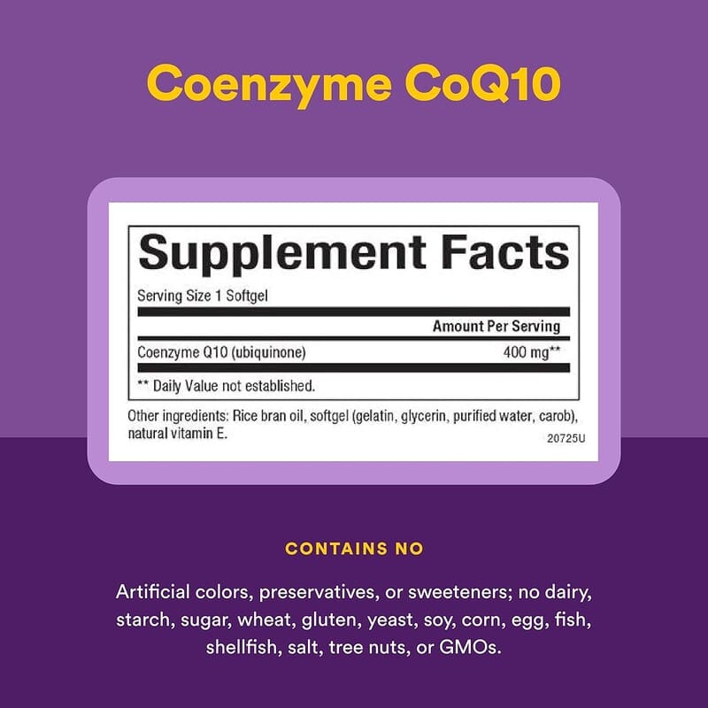 コエンザイムQ10、400mg、ソフトジェル60粒