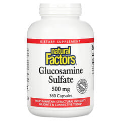 Natural Factors, Glucosamin Sulfat, 500 mg, 360 Kapseln