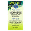 Whole Earth & Sea, Multivitamines et minéraux pour femmes, 60 comprimés