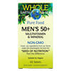 Whole Earth & Sea, Suplemento multivitamínico y mineral para hombres mayores de 50 años, 60 comprimidos