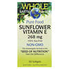 Whole Earth & Sea, Pure Food, Sunflower Vitamin E, 268 mg, 90 Softgels