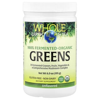 Natural Factors, Whole Earth & Sea（ホールアース＆シー）、グリーンズ、無香料、195g（6.9オンス）