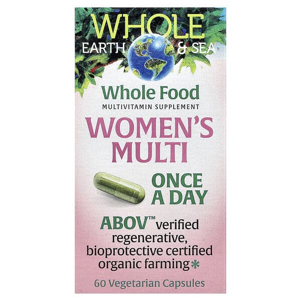 Whole Earth & Sea®, Women's Multi, 60 Vegetarian Capsules