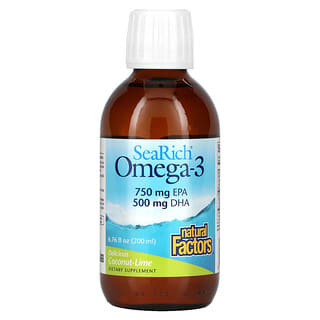 Natural Factors, SeaRich Omega-3, Coconut-Lime, 6.76 fl oz (200 ml)