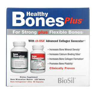 BioSil by Natural Factors, Healthy Bones Plus, zweiteiliges Programm
