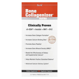 Biosil, Bone Collagenizer Ultra, 60 kapsułek wegetariańskich