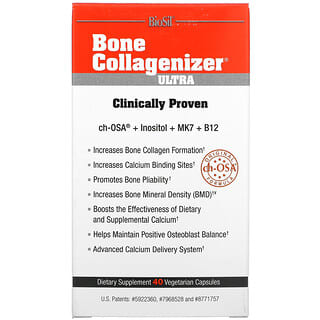 BioSil, Bone Collagenizer Ultra, 40 cápsulas vegetales
