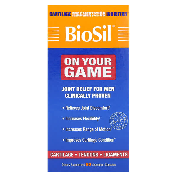 BioSil, On Your Game，60 粒素食膠囊