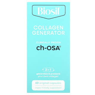 BioSil, Генератор коллагена, 60 оригинальных капсул