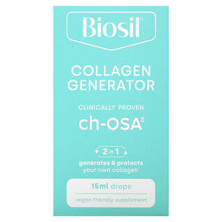 Biosil, ch-OSA 升級版膠原生成膠囊，0.5 液量盎司（15 毫升）