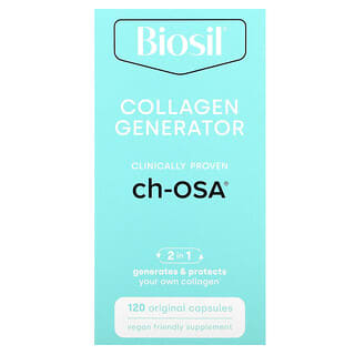 Biosil, Collagen Generator, средство для стимулирования производства коллагена, 120 оригинальных капсул